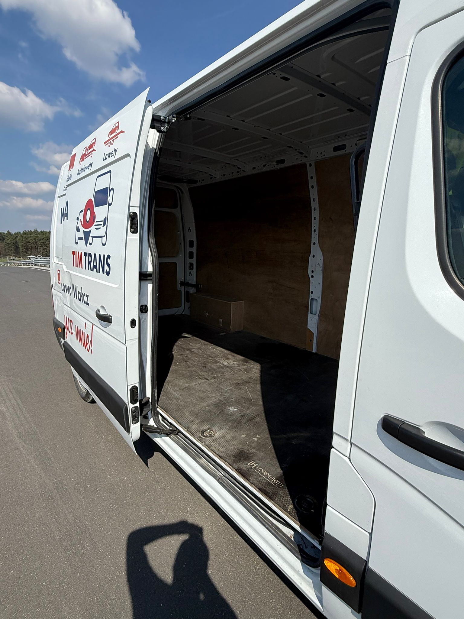 Przestrzeń ładunkowa Renault Master